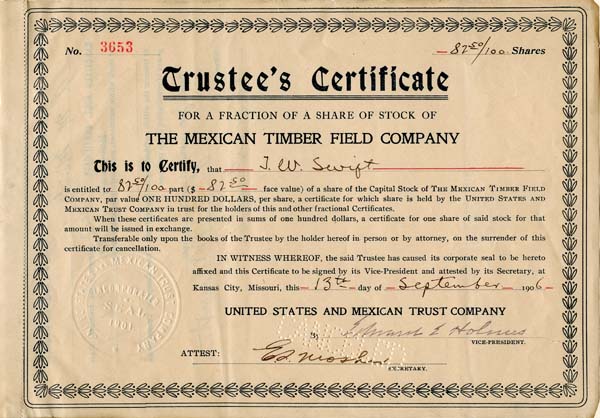 Mexican Timber Field Co.